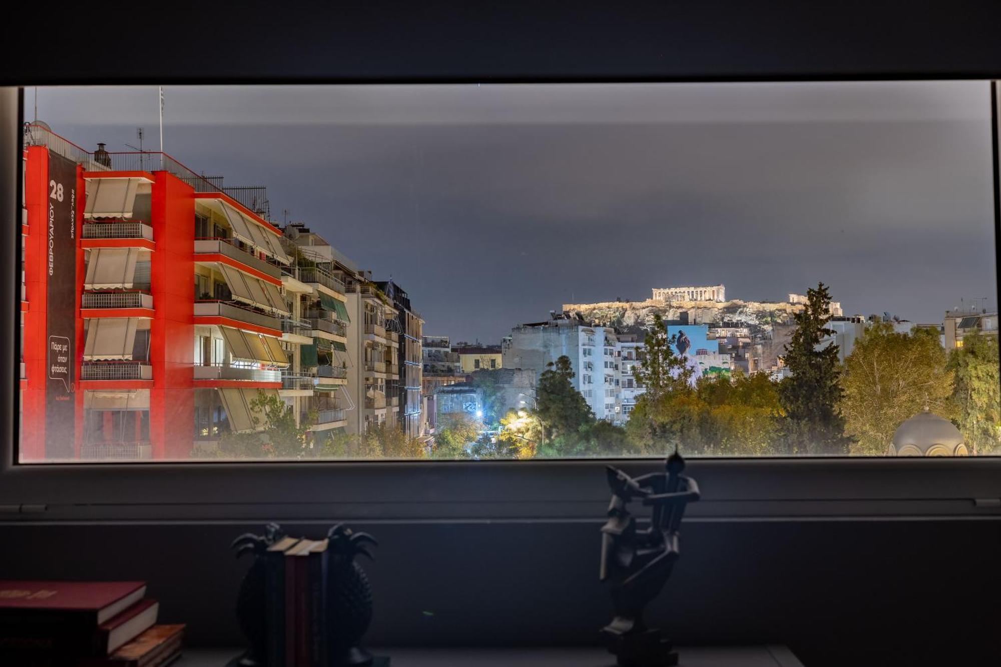 Ermes 2-Bd Retreat With Acropolis View Leilighet Athen Eksteriør bilde